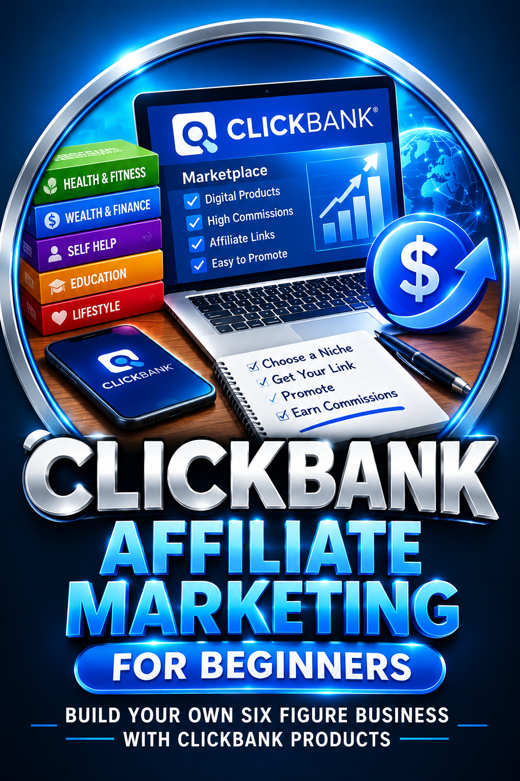 Affiliate Marketing For Beginners: Build Your Own Six Figure Business With Clickbank Products, Internet Marketing And Affiliate Links
