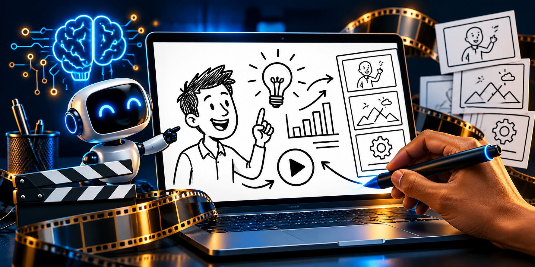 InstaDoodle – AI Explainer & Doodle Video Creator